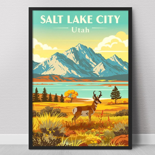 Poster Salt Lake City Utah Antigo (Criador carregado)