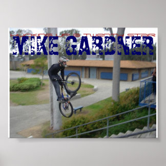 Poster saltando 20 escadas