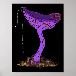 Poster Saltando de Paraquedas com Cogumelo Deceiver de Ám