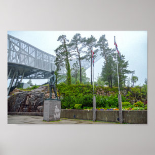 Poster Salto de Esqui em Oslo, Noruega