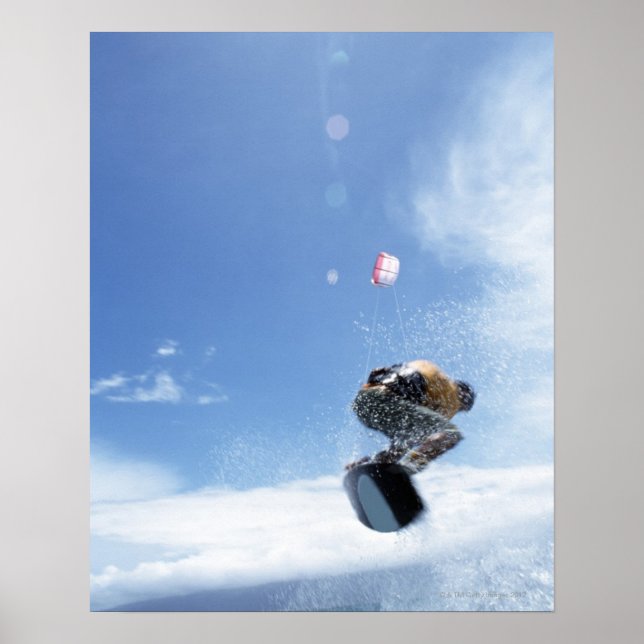 Poster Salto do Wakeboarder (Frente)