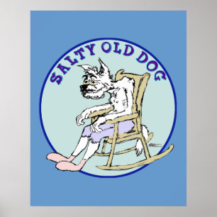 Poster Salty Old Dog