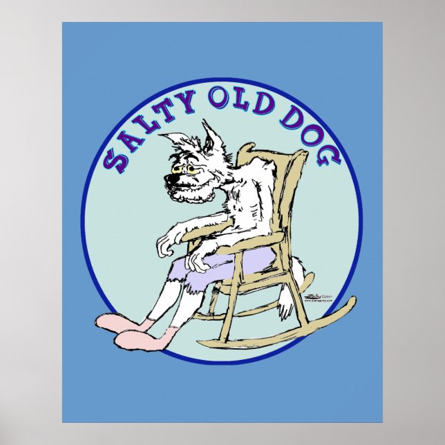 Poster Salty Old Dog (Frente)