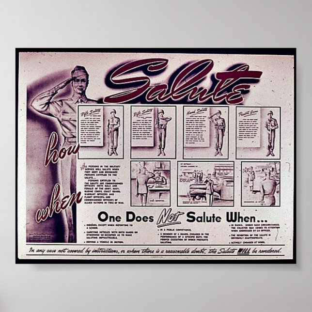 Pôster Salute (Frente)