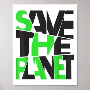 Poster Salvaguardar O Planeta _ Proteção Ambiental _ Clim