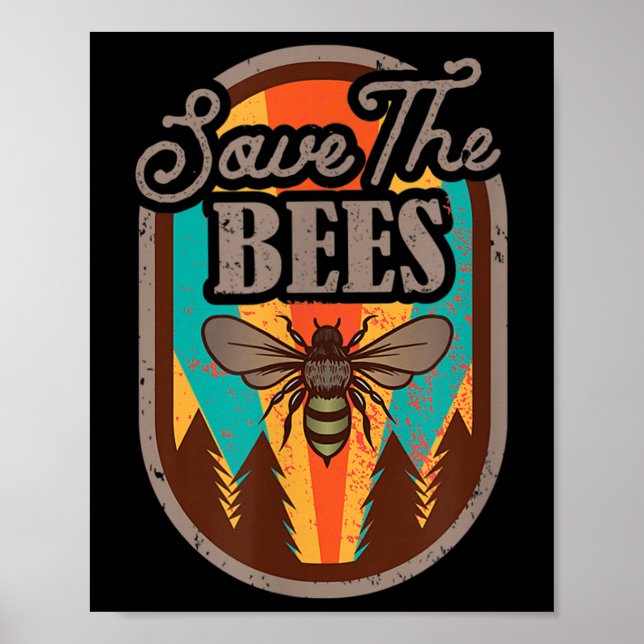 Poster Salvamento Da Proteção Ambiental Das Abelhas _ (Frente)