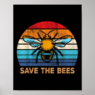 Poster Salvamento Das Abelhas Retroativas Alterações Clim