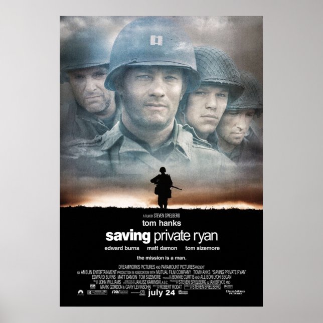 Poster Salvando Ryan Privado (Frente)