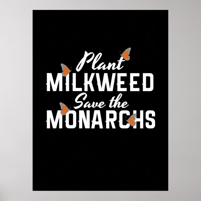 Poster Salvar a borboleta dos monarcas (Frente)