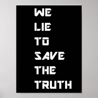 POSTER SALVAR A VERDADE