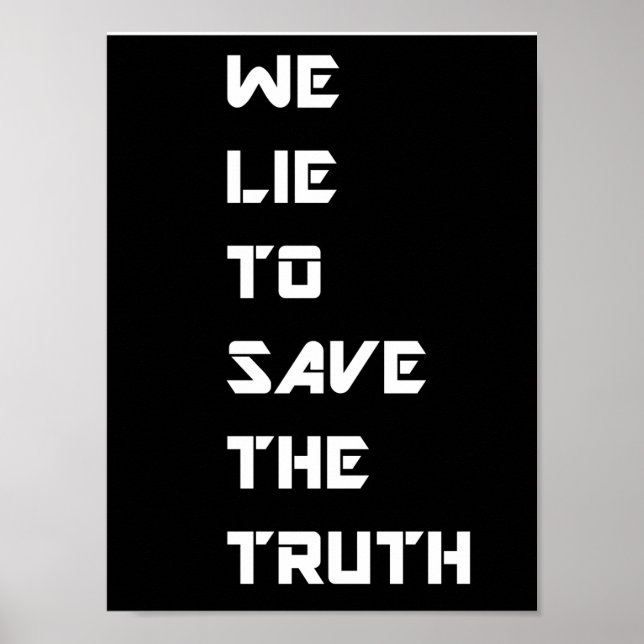 POSTER SALVAR A VERDADE (Frente)