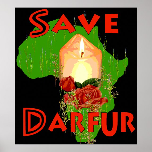 Pôster Salvar Darfur (Frente)
