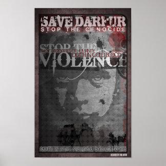 Poster Salvar Darfur 17X11