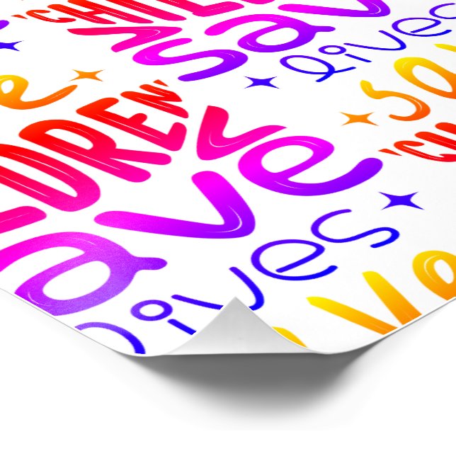 Pôster Salvar Filhos, Salvar Vidas (Canto)