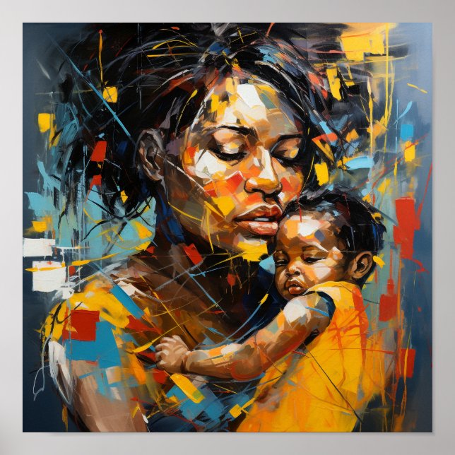 Poster Salvar minha criança - Arte de expressionismo neo (Frente)