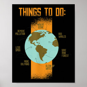 Poster Salvar o clima de proteção ambiental da Terra
