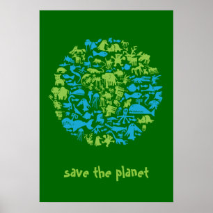 Poster Salvar o planeta