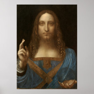 Poster Salvator Mundi de Leonardo da Vinci (Jesus Cristo)