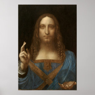 Poster Salvator Mundi por Leonardo da Vinci