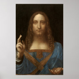 Poster Salvator Mundi por Leonardo da Vinci