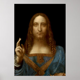 Poster Salvator Mundi por Leonardo da Vinci