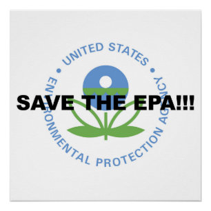 Pôster Salve a EPA! Resistam Trump! Protesto!