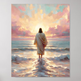 Poster Salve a Lamb - Jesus e Lamb Digital Christian W