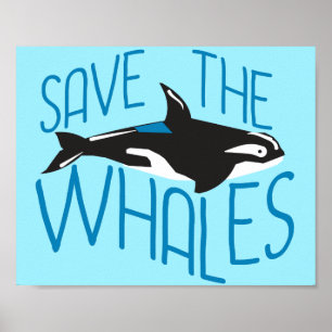 Poster Salve as Baleias