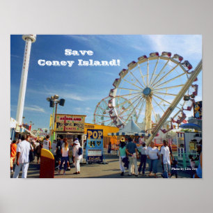 Poster Salve Coney Island! Cartaz