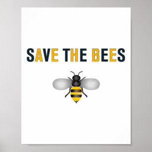 Poster Salve O Dia Da Terra Das Abelhas Salve O Presente 