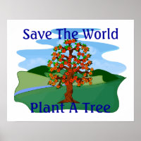 Salve O Mundo Plante Uma Árvore