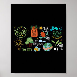 Poster Salve O Planeta Reciclar Do Dia Da Terra Pr