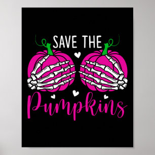 Poster Salve O Presente De Consciência Do Cancer Da Mama