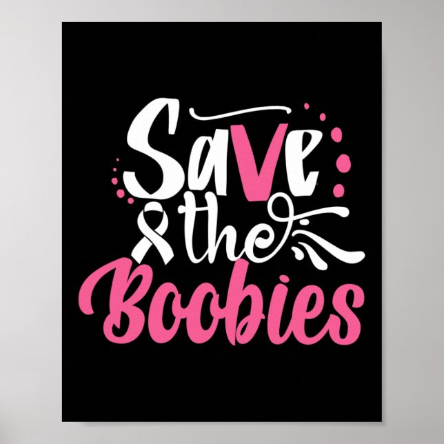 Poster Salve os bebês do Cancer de mama Cancer A (Frente)