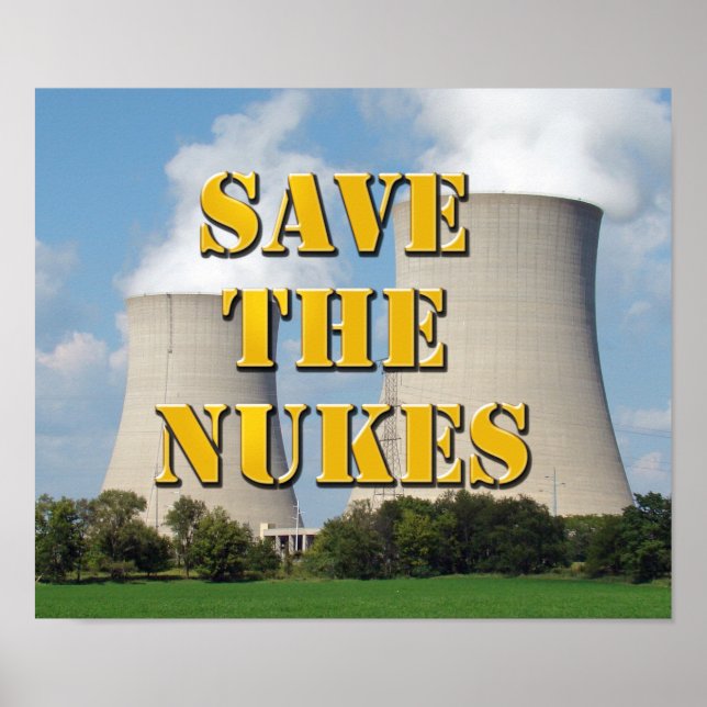 Poster Salve Os Nukes (Frente)