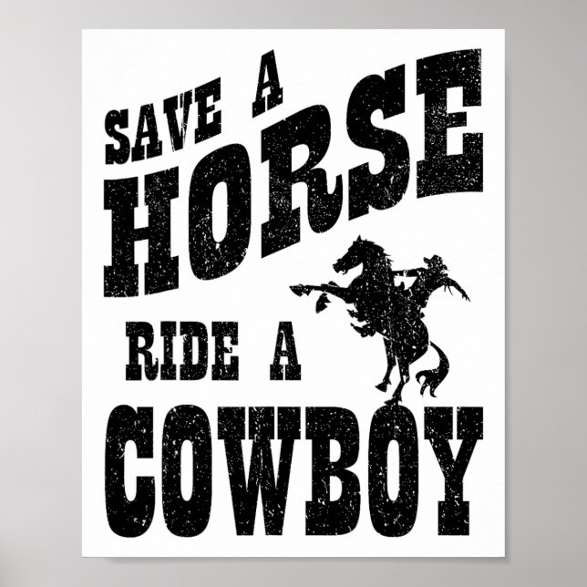 Poster Salve Um Cavalo De Um Vaqueiro - Cópia (Frente)