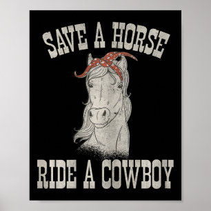 Poster Salve Uma Corrida De Cavalo Uma Coroa Engraçada Ro