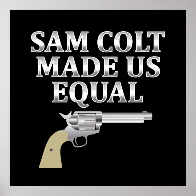 Poster Sam Colt nos fez iguais (Frente)
