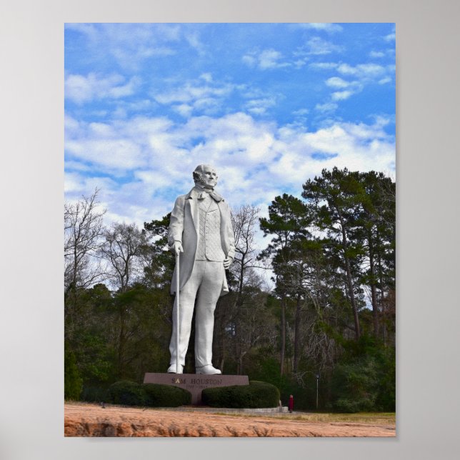 Poster Sam Houston Statue, Texas (Frente)