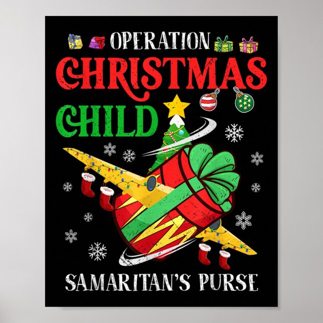 Poster Samaritan's Purse Operation Christmas Child Funny  (Frente)