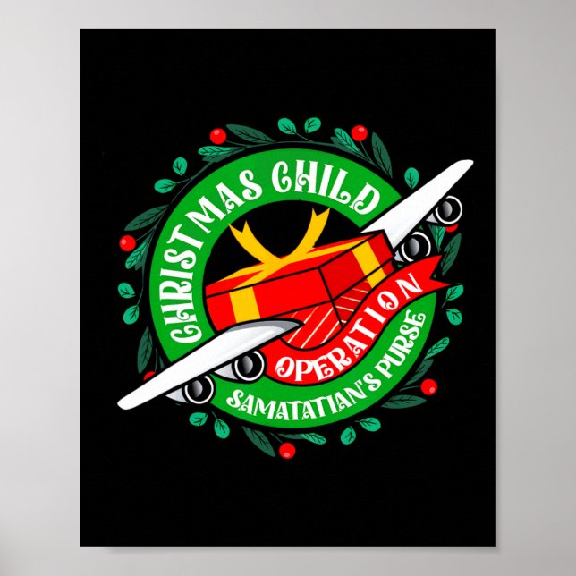 Poster Samaritan's Purse Operation Christmas Child Meme C (Frente)