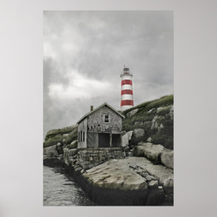 Poster Sambro Light - Farol mais antigo da América do Nor