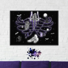 Pôster Samhain Night print.