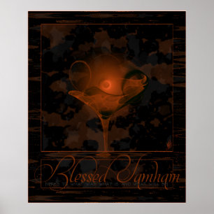 Poster Samhain Toast Faery Martini Art