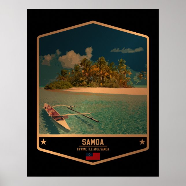 Poster Samoa (Frente)