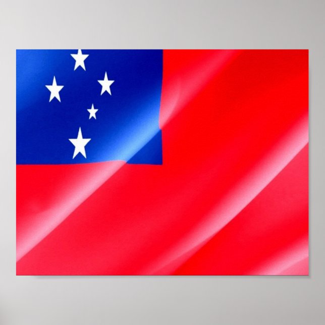 Poster Samoa - Sinalizador de Onda - (Frente)
