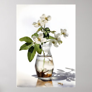 Poster Sampaguita, também conhecido por Jasminum Sambac