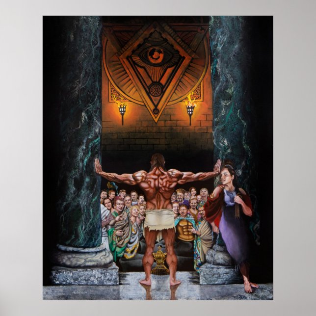 Poster Samson e Delilah (Frente)