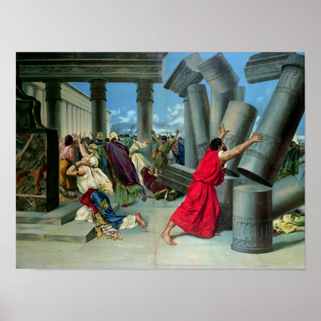 Poster Samson e Delilah (Frente)