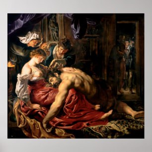 Poster Samson e Delilah, c.1609